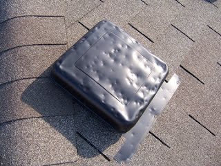 Dented Roof Vent