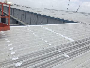 Houston Metal Roof Repair Job