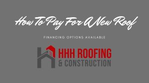 how to pay for a new roof