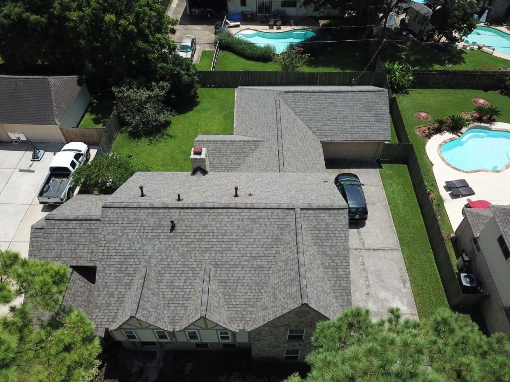 Roof_Replacement_Spring,TX_After_Drone_Front