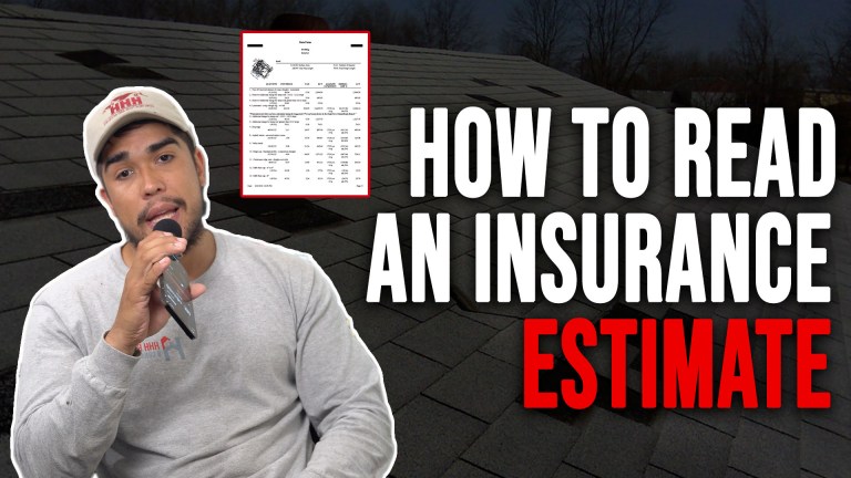 how to read an insurance estimate